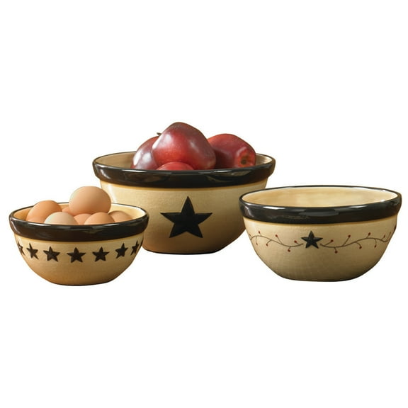 Park Designs Star Vine Mixing Bowls Set
