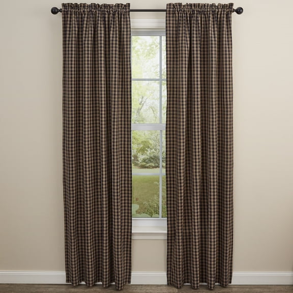 Park Designs Sturbridge Lined Panel Pair 84" - Navy