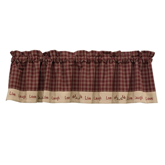 Park Designs Sturbridge Live Lined Valance 60" X 14"