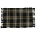 thumbnail image 1 of Park Designs Black Sturbridge Rag Rug 24" X 42", 1 of 5