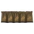thumbnail image 1 of Park Designs Sunflower Check Lined Valance, 1 of 6