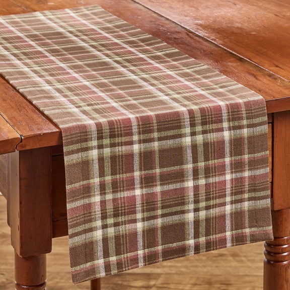 Park Designs Sussex Plaid Table Runner 13" X 36"