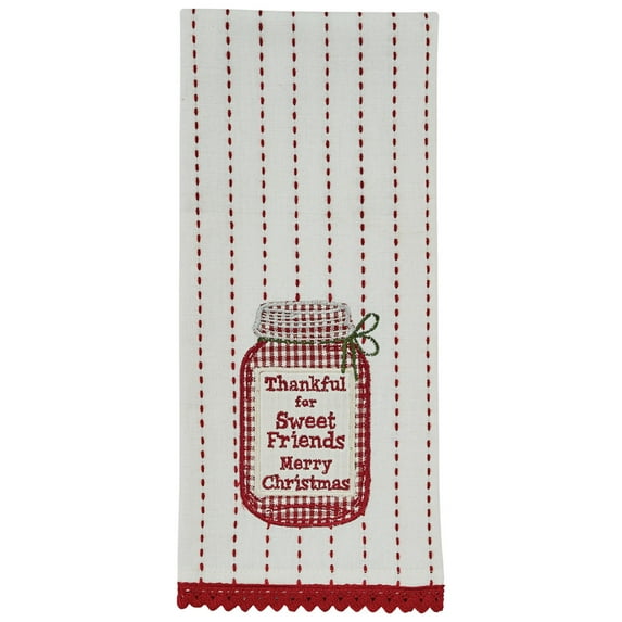 Park Designs Sweet Friends Applique Dishtowel Set of 2