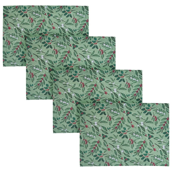 Park Designs Under The Mistletoe Placemat Set Of 4