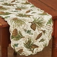 thumbnail image 1 of Park Designs Walk In The Woods Pinecone Table Runner 54"L, 1 of 4