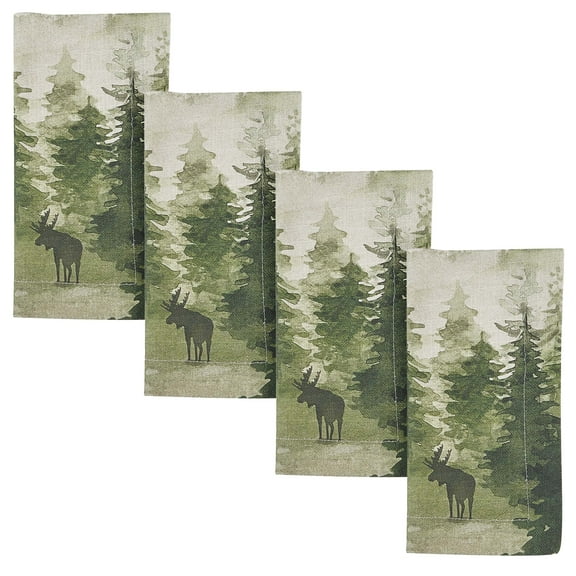 Park Designs Watercolor Wildlife Napkin Set of 4