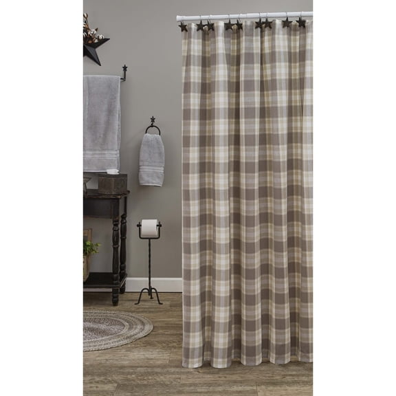 Park Designs Weathered Oak Shower Curtain 72x72