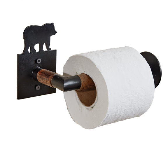 Park Designs Wild Woods Bear Toilet Tissue Holder