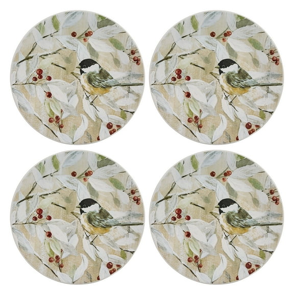 Park Designs Winter Garden Salad Plate Set of 4