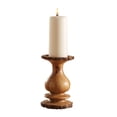 thumbnail image 1 of Park Designs Wood with Bark Edge Pillar Holder 7", 1 of 5