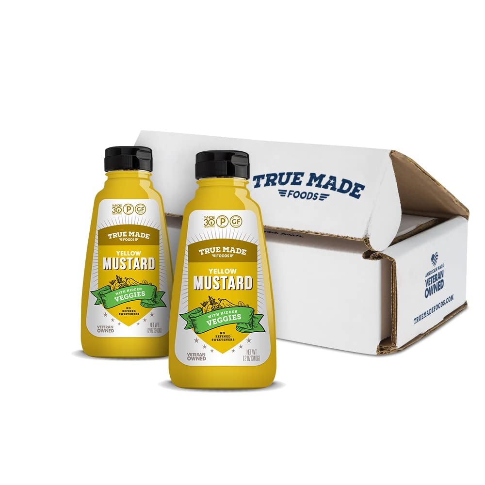 Park Dog Yellow Mustard, Keto, Whole 30, Vegan (12Oz, 2 Pack)