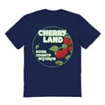 thumbnail image 1 of Park Fields Cherry Land Wisconsin Graphic Navy Men's Cotton T-Shirt, 1 of 1