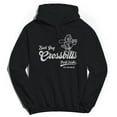 thumbnail image 1 of Park Fields Crossbills East Bay White Logo Graphic Black Men's Cotton Pullover Hoodie, 1 of 1