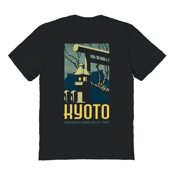Park Fields Kyoto Graphic Black Men's Cotton T-Shirt