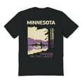 thumbnail image 1 of Park Fields Minnesota No Background Print Graphic Black Men's Cotton T-Shirt, 1 of 1