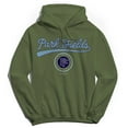 thumbnail image 1 of Park Fields Park Field Heritage Athletics Graphic Military Green Men's Cotton Pullover Hoodie, 1 of 1