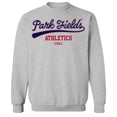 thumbnail image 1 of Park Fields Park Field Heritage Athletics Graphic Sport Grey Men's Cotton Pullover Sweatshirt, 1 of 1