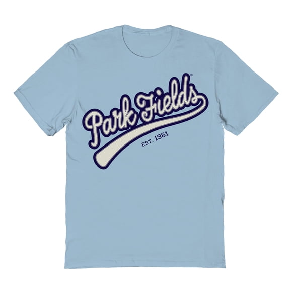 Park Fields Park Fields Established 1961 Graphic Light Blue Men's Cotton T-Shirt