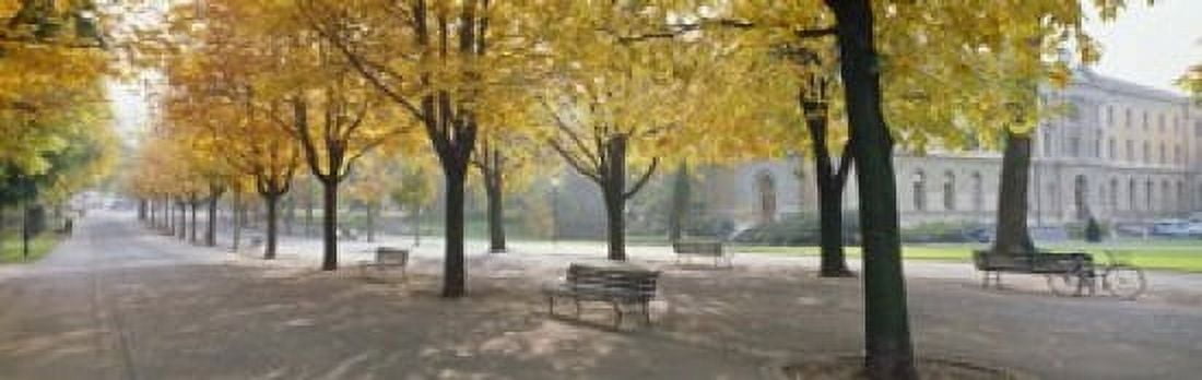 Park Geneve Switzerland Canvas Art - Panoramic Images (18 x 6)