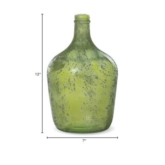 Park Hill Collection Cellar Bottle Antique Green, Small