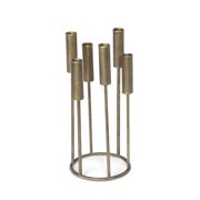 Park Hill Collection Iron Multi Height Taper Candleholder,14.5- inch Tall
