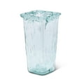 thumbnail image 1 of Park Hill Collection Oceana Organic Glass Square Vase in Clear Finish ECL30098, 1 of 1