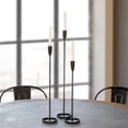 thumbnail image 1 of Park Hill Collection EAB06081 Primitive Iron Taper Candle Holders, Set of 3, 1 of 5