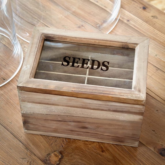 Park Hill Collection Garden Floral Seed Packet Box