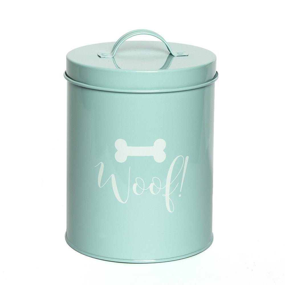 Casper Powder Blue Metal Airtight Treat Canister