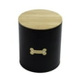 thumbnail image 1 of Park Life Designs 2.25 Qt. Medium Treat Tin with Bamboo Lid | Hector (Black), 1 of 5