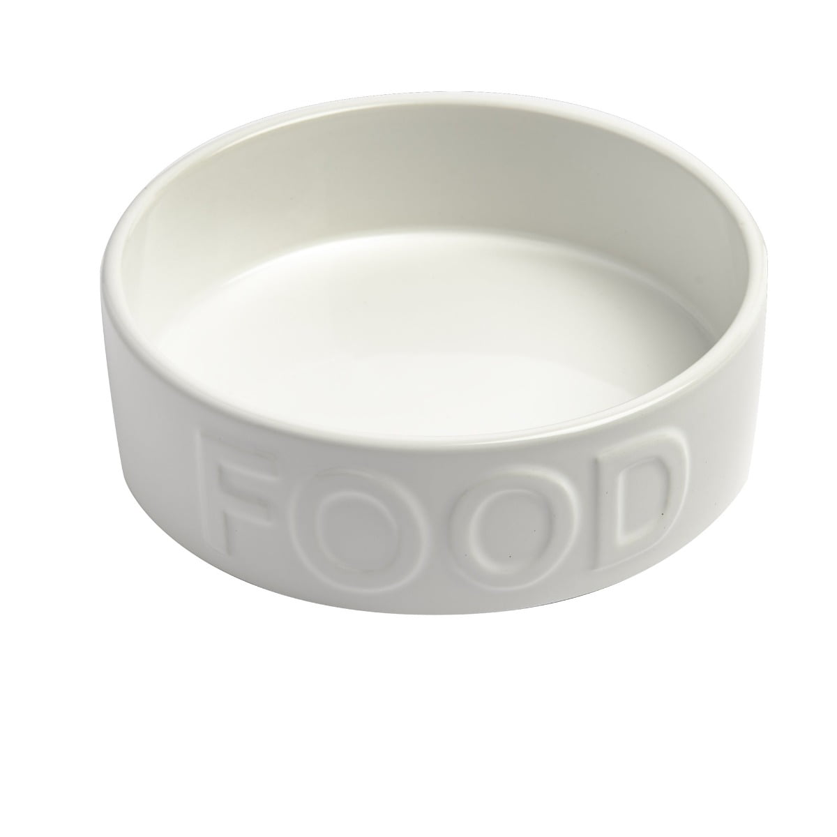 Park Life Designs 5.25" Small Pet Bowl | Classic Food (White)