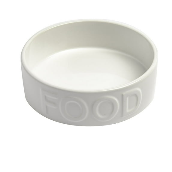 Park Life Designs 5.25" Small Pet Bowl | Classic Food (White)