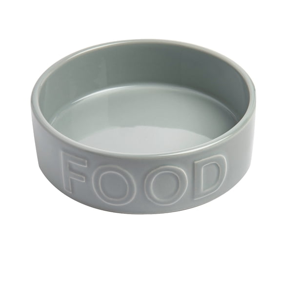 Park Life Designs 6.25" Medium Pet Bowl | Classic Food (Grey)