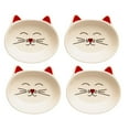 thumbnail image 1 of Park Life Designs Oscar Ceramic Cat Dish Set for Food & Water, 4-Pack, 1 of 1