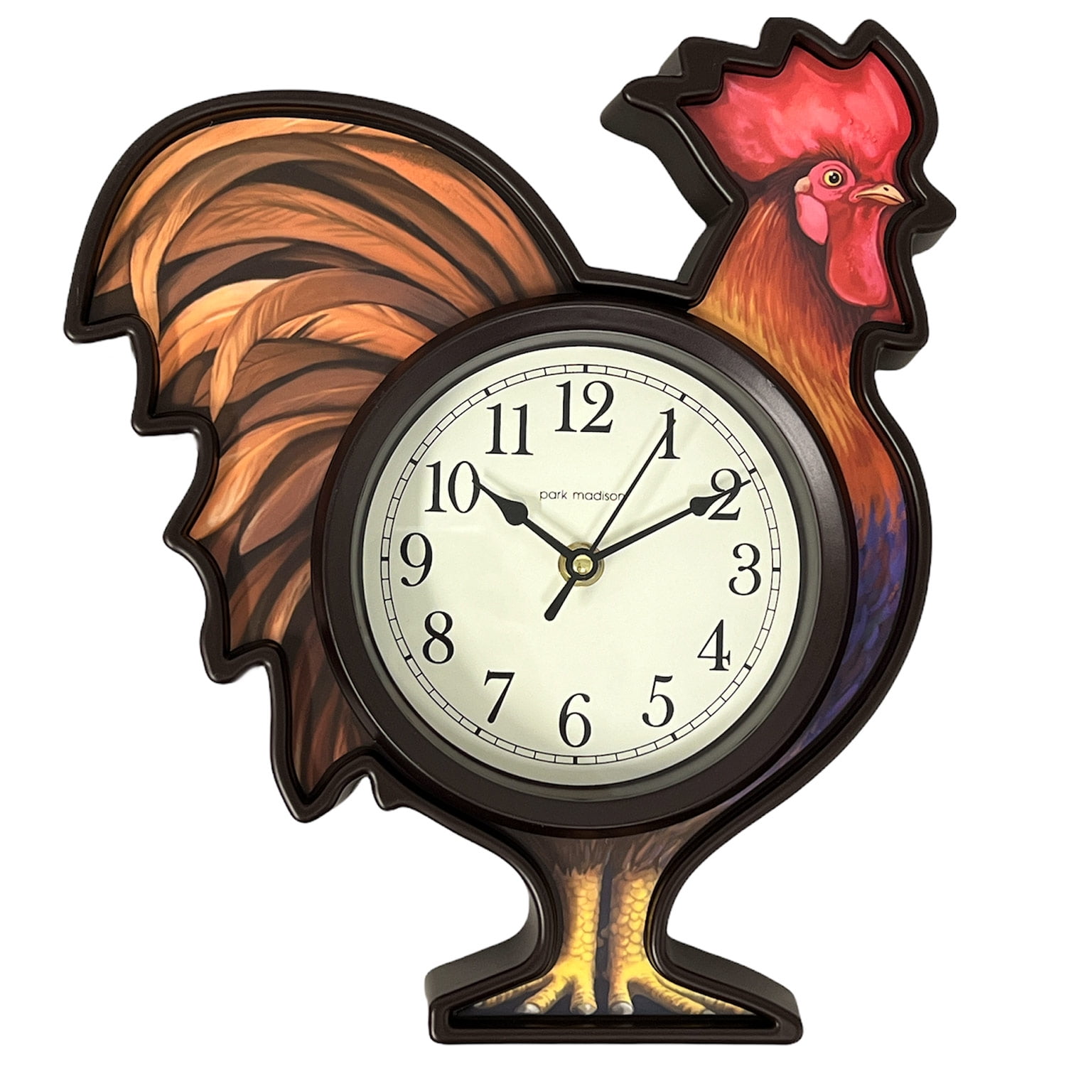 Rooster Clock and Thermometer