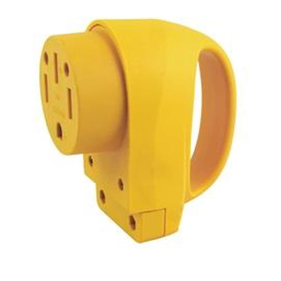 Park Power 50FCRV Female Replacement Power Cord End with Handle, 50 Amp