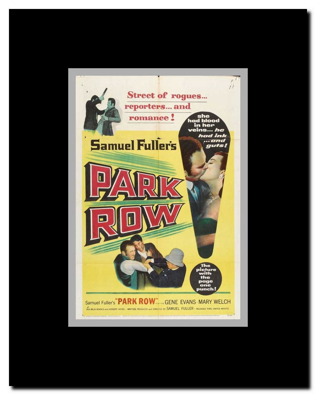 Park Row Framed Movie Poster