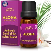 Park Scents Aloha   Hawaii Resort Theme Park Luxury Hotel Fragrance Oil   Coconut, Pineapple, Tropical Florals and Vanilla   Essential Oils for Diffusers, Home, Aromatherapy, Gifts for Women 10ml
