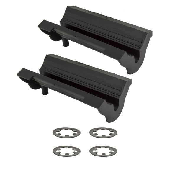 Park Tool 467B Rubber Clamp Cover with Single Cable Groove Pair Soft Jaw