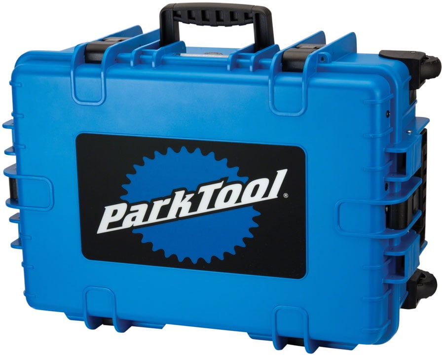 Park Tool BX-3 Blue Rolling Tool Box with Extendable Handle