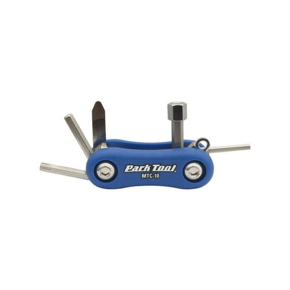 Park Tool MTC-10 Bicycle Multi-Tool with 3, 4, 5 & 8mm Hex Wrenches, T25 & Screwdriver