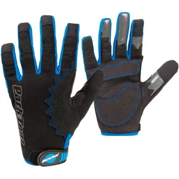 Park Tool Mechanics Gloves Small, Black/Blue
