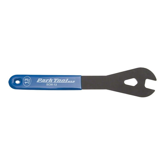Park Tool SCW-13 Cone Wrench 13mm Vinyl Dupped Handle Y Head Phosphate Finish