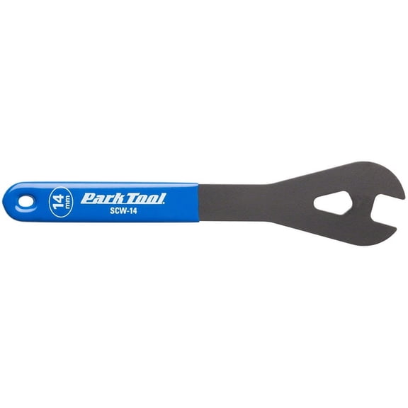 Park Tool SCW-14 Cone Wrench 14mm Vinyl Dupped Handle Y Head Phosphate Finish