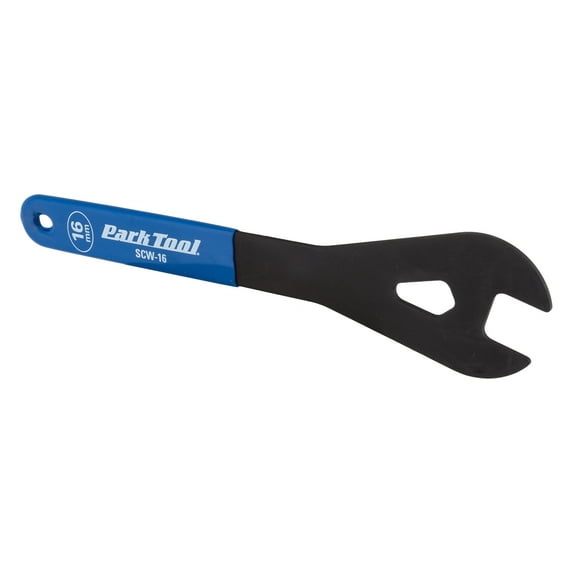 Park Tool SCW-16 Cone Wrench 16mm Vinyl Dupped Handle Y Head Phosphate Finish