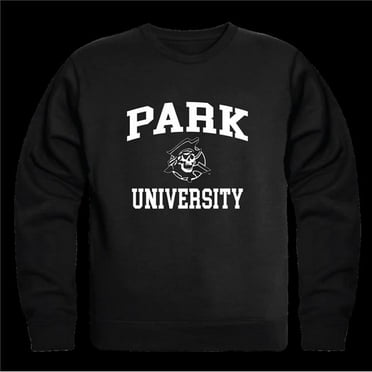 Park University Pirates Seal Crewneck Sweatshirt, Black - Small