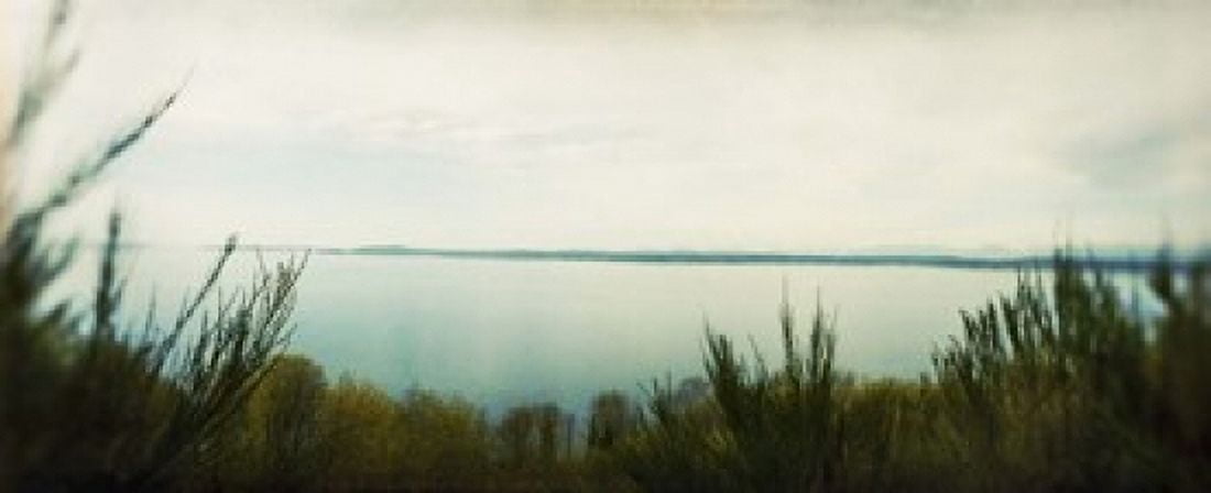 Park along an inlet Puget Sound Discovery Park Magnolia Seattle Washington State USA Canvas Art - Panoramic Images (15 x 6)