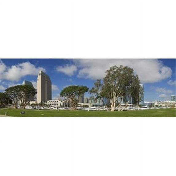 Park in a city Embarcadero Marina Park San Diego California USA 2010 Poster Print by - 36 x 12