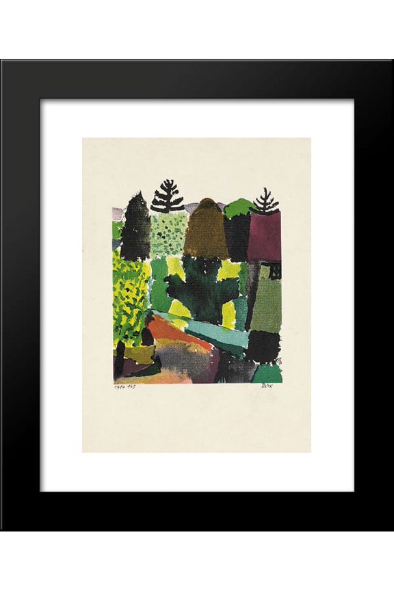 Park 20x24 Framed Art Print by Paul Klee