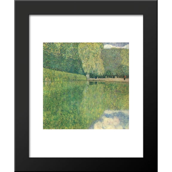 Park of Schnbrunn 20x24 Framed Art Print by Gustav Klimt